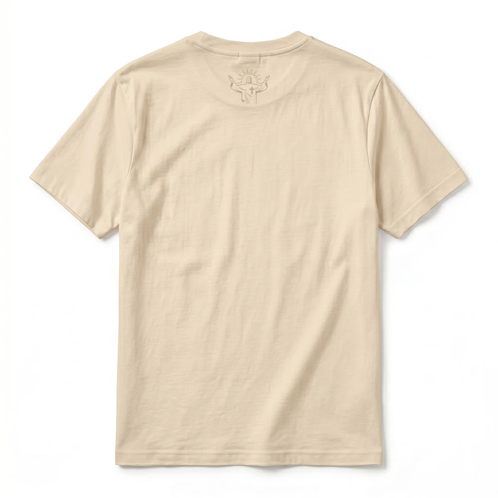 Christianartworkshop T-shirt premium à manches courtes « Si Dieu est pour nous, qui sera contre nous ? Romains 8:31 » - image 3