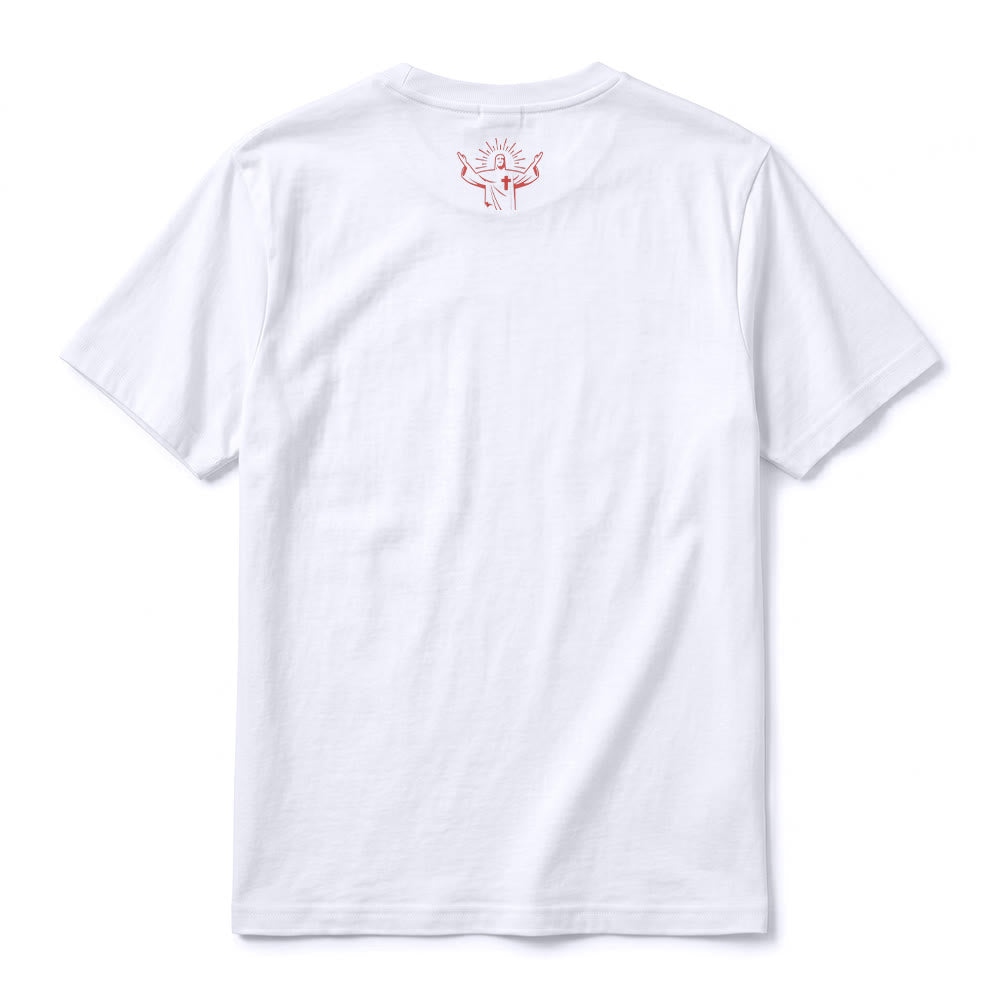 Christianartworkshop T-shirt premium à manches courtes « Rien que le sang de Jésus » - image 3