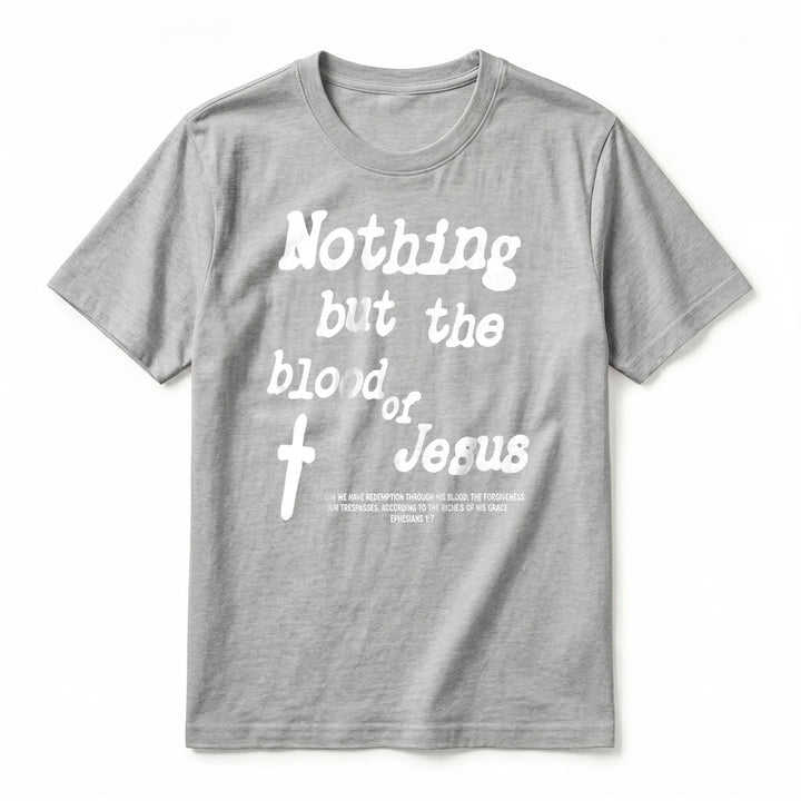 Christianartworkshop T-shirt premium à manches courtes « Rien que le sang de Jésus » - image 20