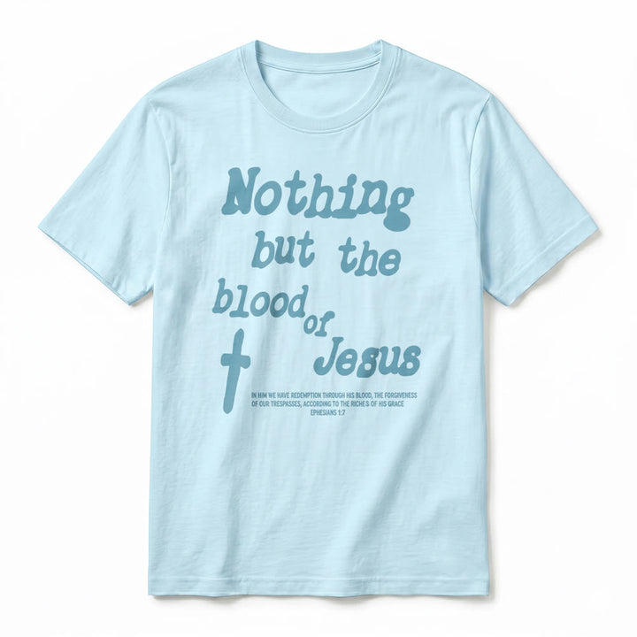 Christianartworkshop T-shirt premium à manches courtes « Rien que le sang de Jésus » - image 14
