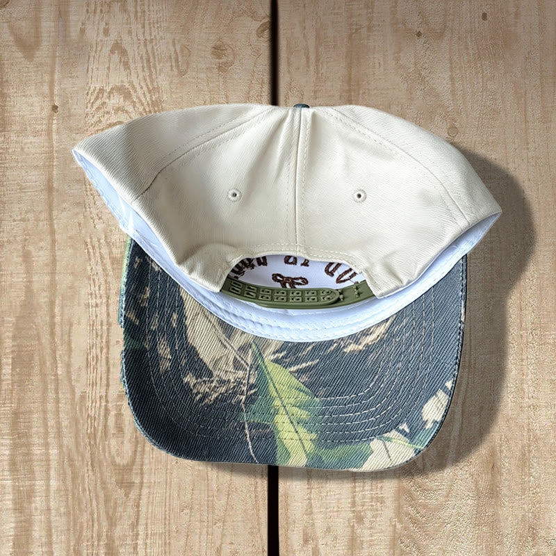 Christianartworkshop Casquette de baseball ajustable à visière léopard brodée « Dieu est bon » - image 4