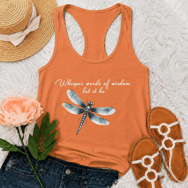 Christianartworkshop Débardeur dos nageur à motif aquarelle libellule Let It Be - Orange - 2XL - image 27