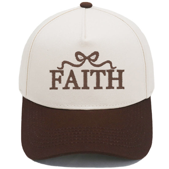 Christianartworkshop Casquette de baseball ajustable FAITH à broderie nœud papillon camouflage - Café - image 19