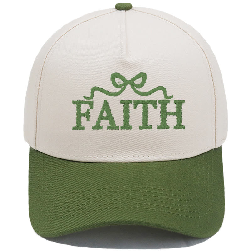 Christianartworkshop Casquette de baseball ajustable FAITH à broderie nœud papillon camouflage - Vert armée - image 17