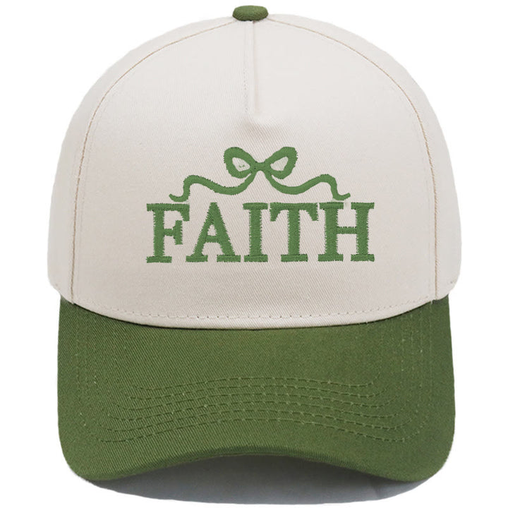 Christianartworkshop Casquette de baseball ajustable FAITH à broderie nœud papillon camouflage - Vert armée - image 17