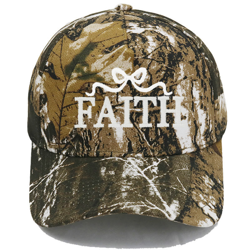 Christianartworkshop Casquette de baseball ajustable FAITH à broderie nœud papillon camouflage - camouflage intégral - image 21