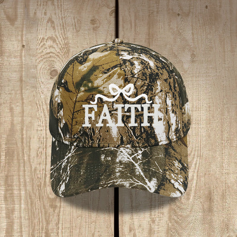 Christianartworkshop Casquette de baseball ajustable FAITH à broderie nœud papillon camouflage - image 22