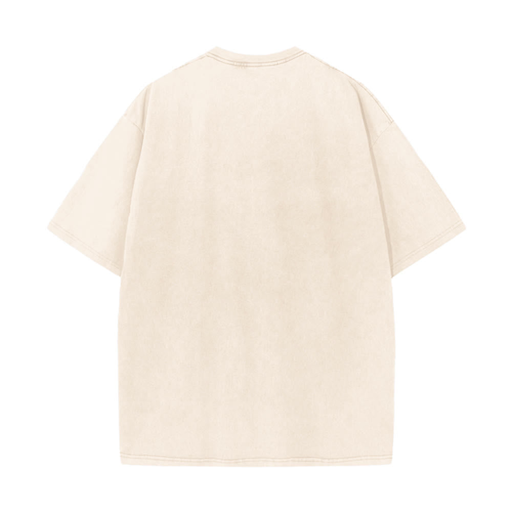 Christianartworkshop T-shirt unisexe délavé avec motif circulaire « Le Chemin de Jésus, la Vérité, la Vie et la Couronne d'épines » - image 18