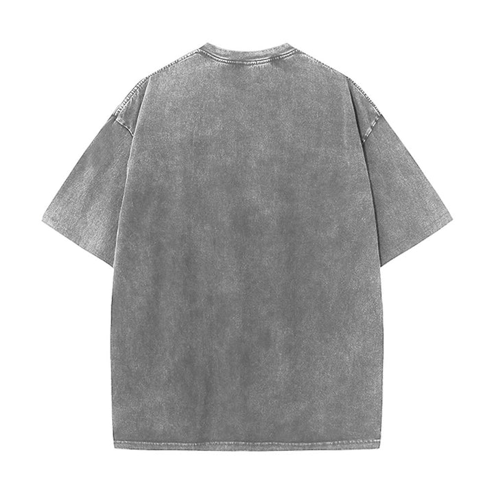 Christianartworkshop T-shirt unisexe délavé avec motif circulaire « Le Chemin de Jésus, la Vérité, la Vie et la Couronne d'épines » - image 6