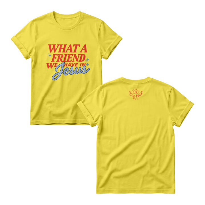 Christianartworkshop Pulls à col rond pour femmes avec imprimé en lettres cursives, petites étoiles scintillantes et accents brillants. - Jaune - 4XL - image 2