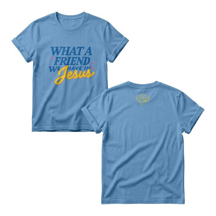 Christianartworkshop Pulls à col rond pour femmes avec imprimé en lettres cursives, petites étoiles scintillantes et accents brillants. - Bleu - 4XL - image 5