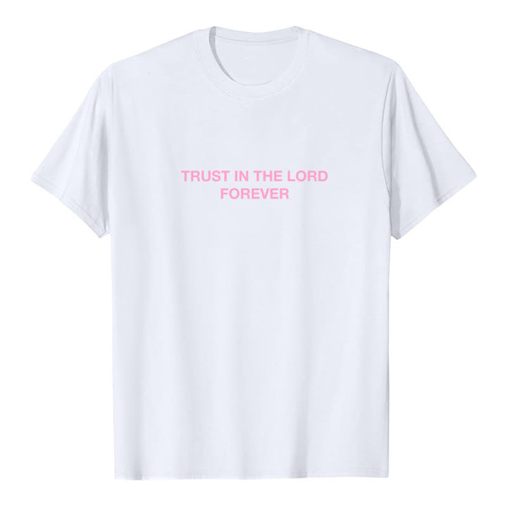 T-shirt Christianartworkshop « Ayez confiance en le Seigneur pour toujours » - image 4