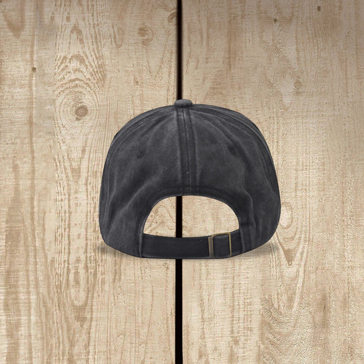 Christianartworkshop Casquette de baseball lavée avec broderie du symbole de flèche minimale « Plus grand que l'épreuve » - image 6