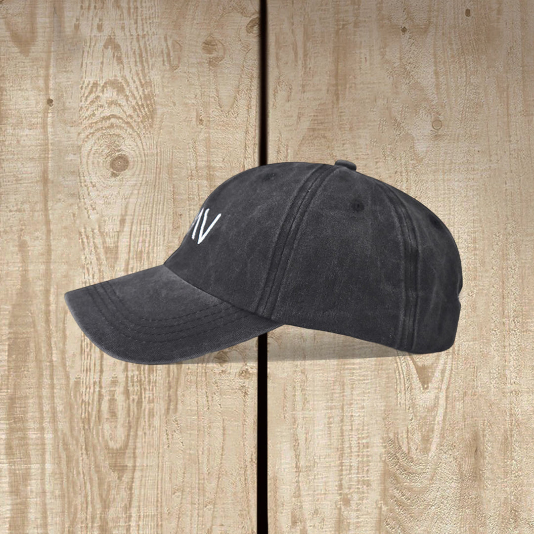 Christianartworkshop Casquette de baseball lavée avec broderie du symbole de flèche minimale « Plus grand que l'épreuve » - image 5