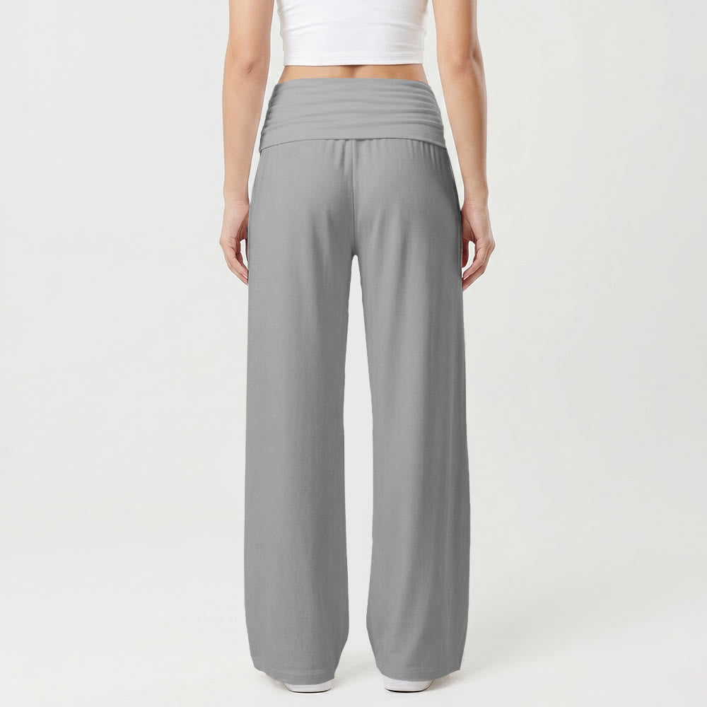 Christianartworkshop Pantalon universitaire imprimé intégral vertical avec la lettre SAINT et une croix blanche, taille haute et jambes larges. - image 11