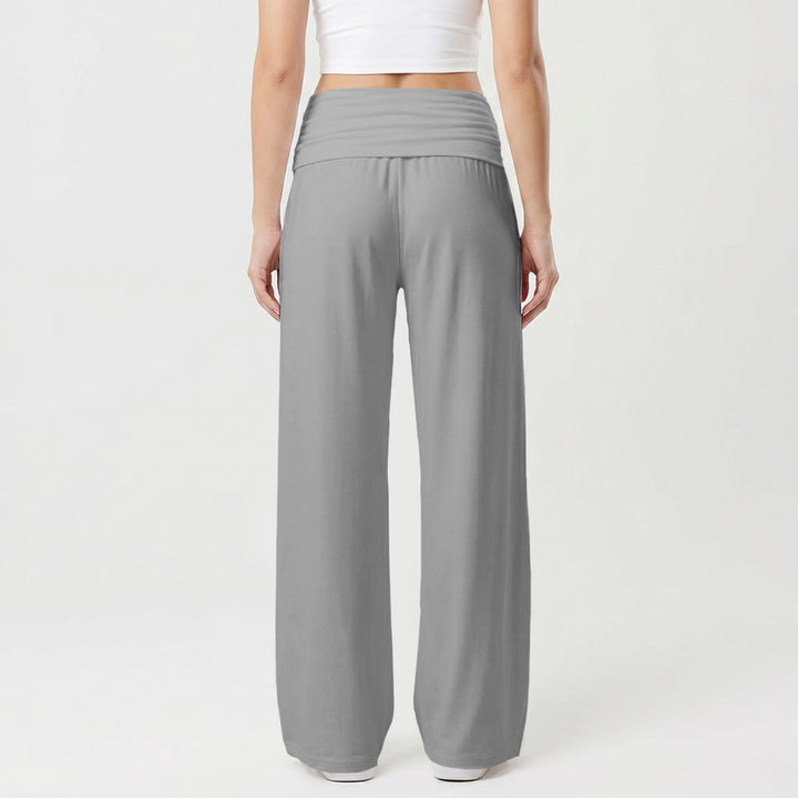 Christianartworkshop Pantalon universitaire imprimé intégral vertical avec la lettre SAINT et une croix blanche, taille haute et jambes larges. - image 11