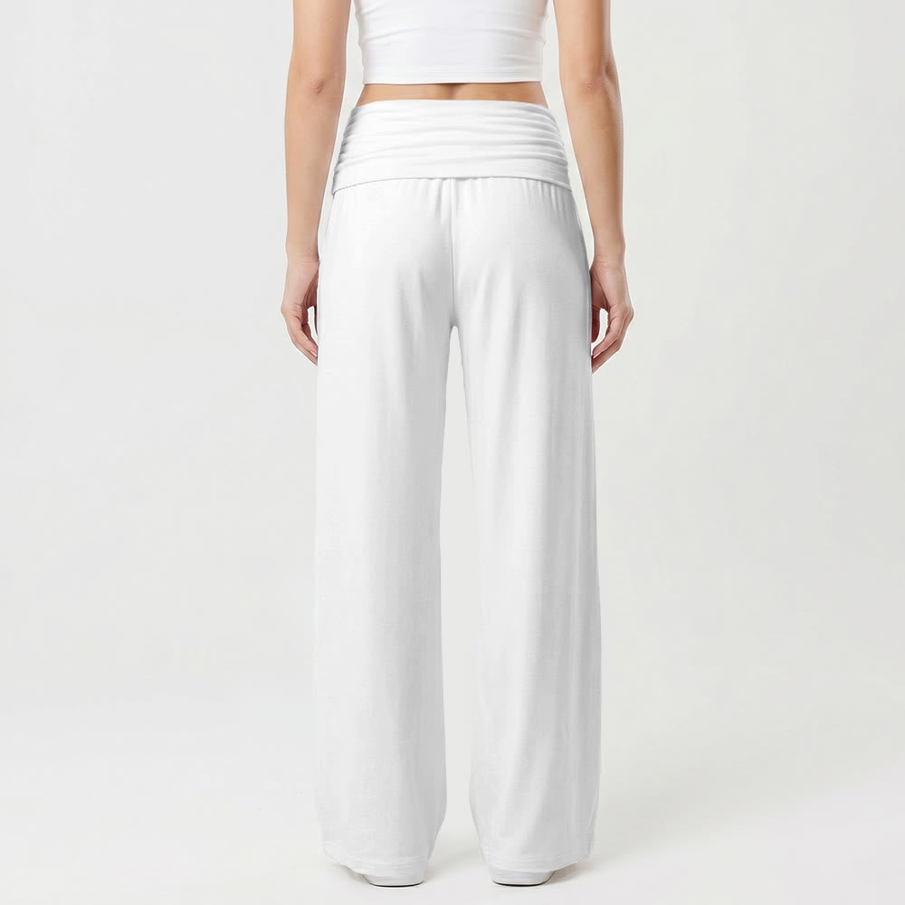 Christianartworkshop Je suis un enfant de Dieu Pantalon à jambes larges imprimé en lettres capitales à l'aide d'un pinceau grossier - image 8