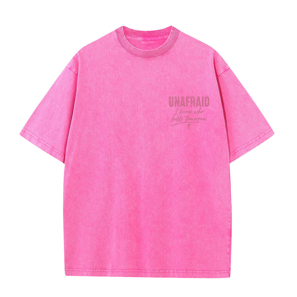 Christianartworkshop T-shirt délavé avec détail cœur et croix sur la poitrine gauche et dos. - image 22