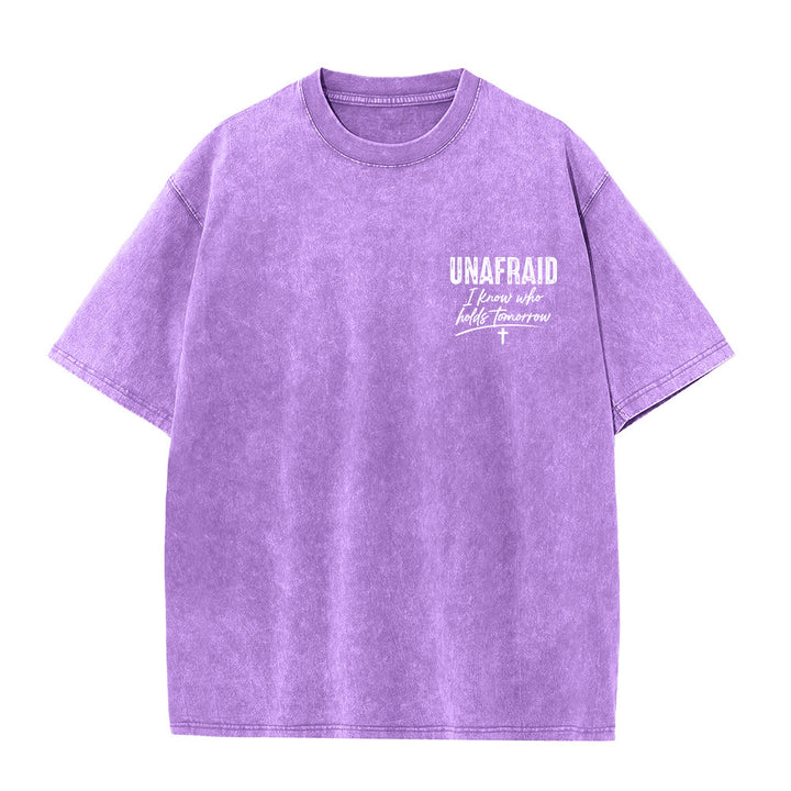 Christianartworkshop T-shirt délavé avec détail cœur et croix sur la poitrine gauche et dos. - image 19