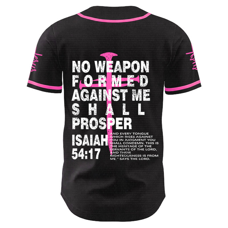 Christianartworkshop Maillot de baseball « Aucune arme forgée contre moi ne prospérera » - image 16