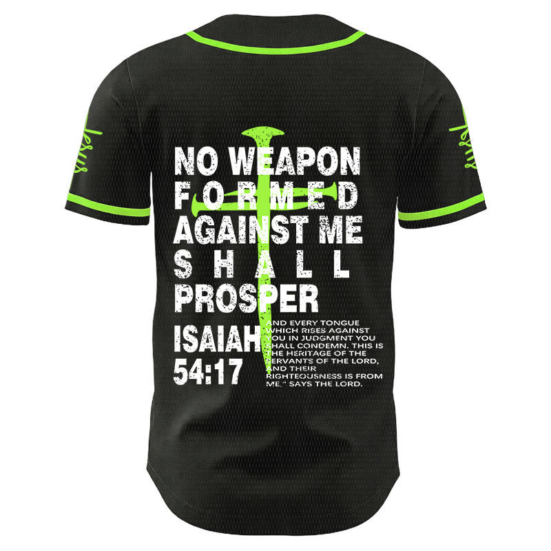 Christianartworkshop Maillot de baseball « Aucune arme forgée contre moi ne prospérera » - image 19