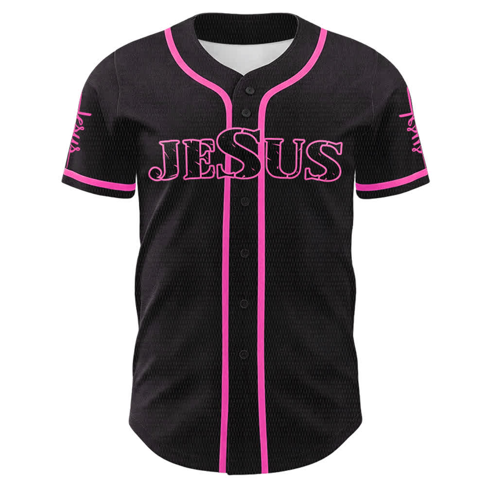 Christianartworkshop Maillot de baseball unisexe personnalisé « Jésus sauve » - image 17