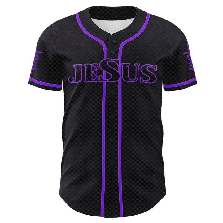 Christianartworkshop Maillot de baseball unisexe personnalisé « Jésus sauve » - image 23
