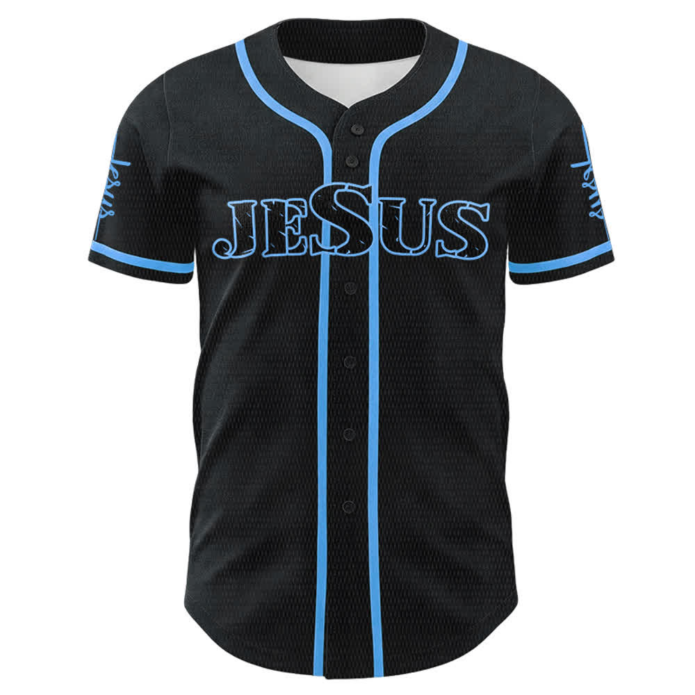 Christianartworkshop Maillot de baseball unisexe « You Need Jesus Faith Statement » - image 14