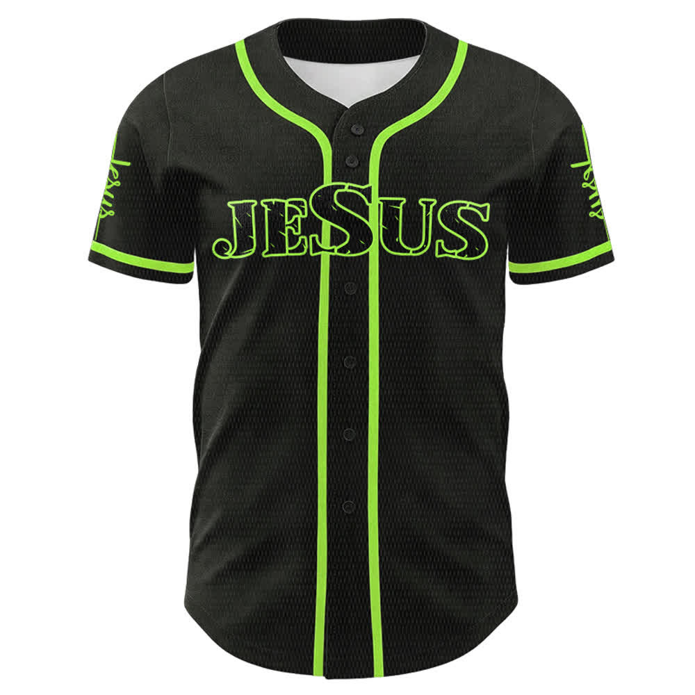 Christianartworkshop Maillot de baseball unisexe « You Need Jesus Faith Statement » - image 20