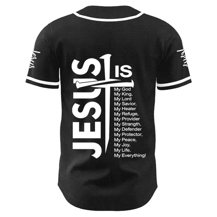 Christianartworkshop Maillot de baseball unisexe « Jésus est mon tout » - image 7