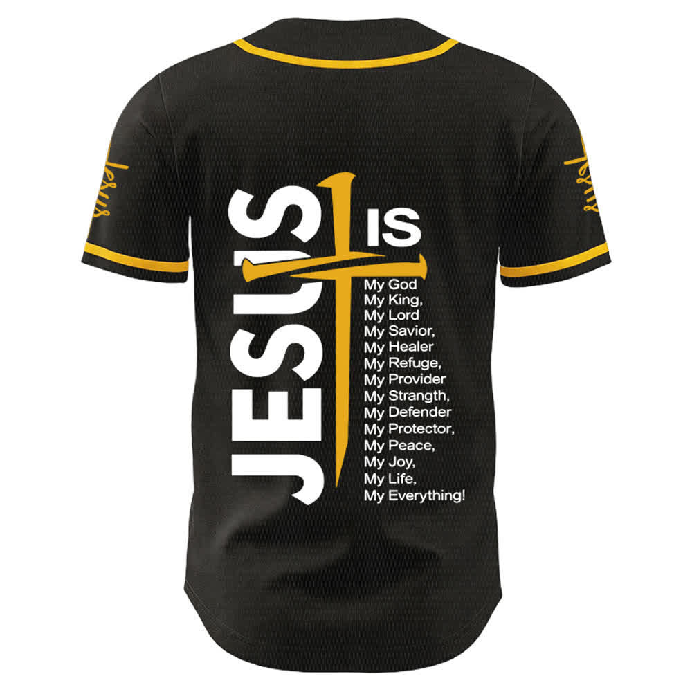Christianartworkshop Maillot de baseball unisexe « Jésus est mon tout » - image 10