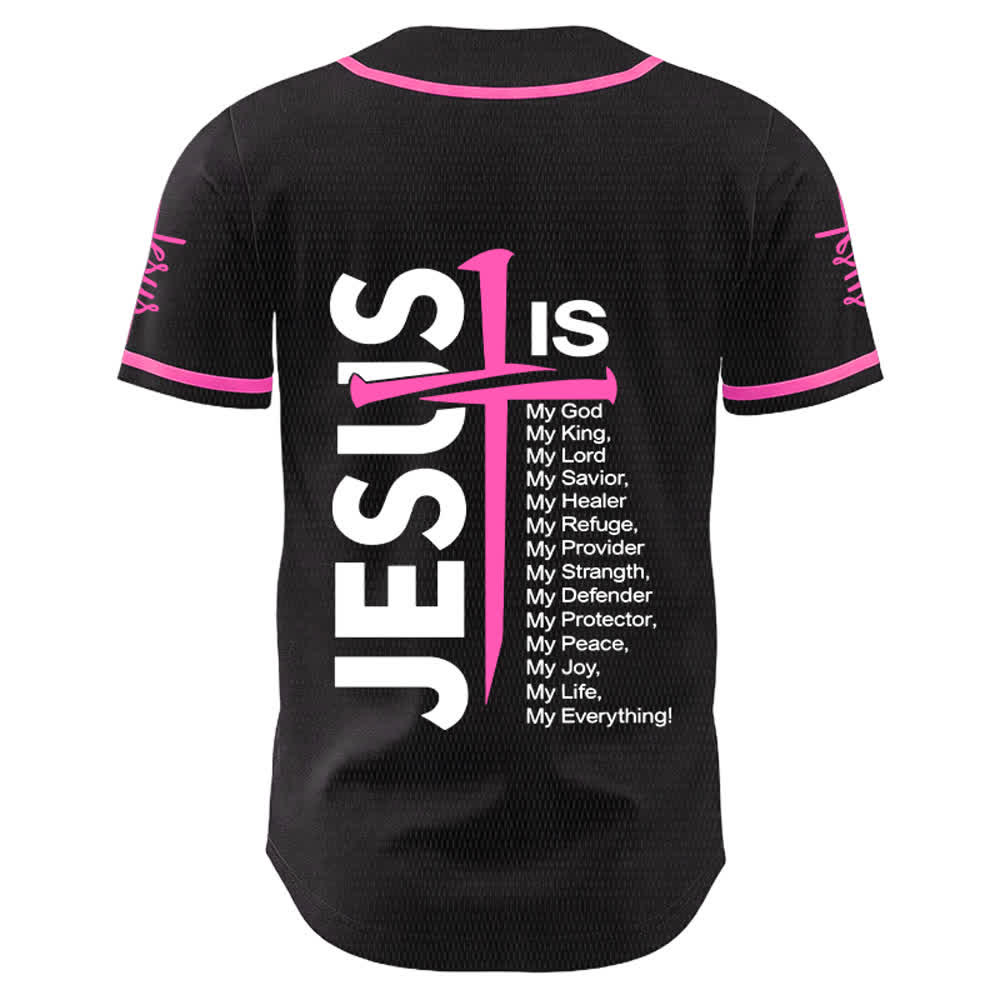 Christianartworkshop Maillot de baseball unisexe « Jésus est mon tout » - image 16