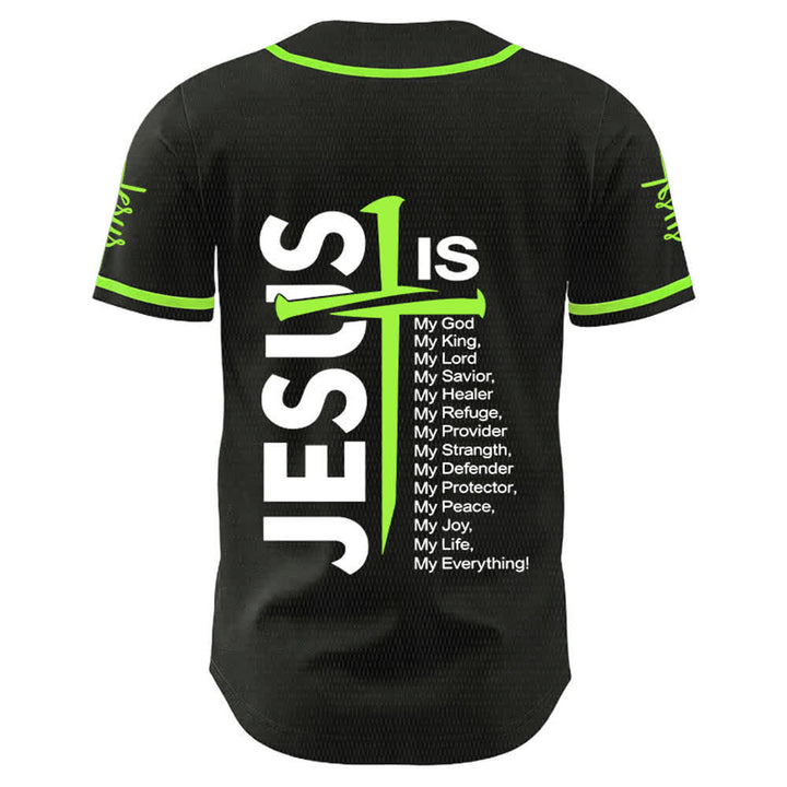 Christianartworkshop Maillot de baseball unisexe « Jésus est mon tout » - image 19