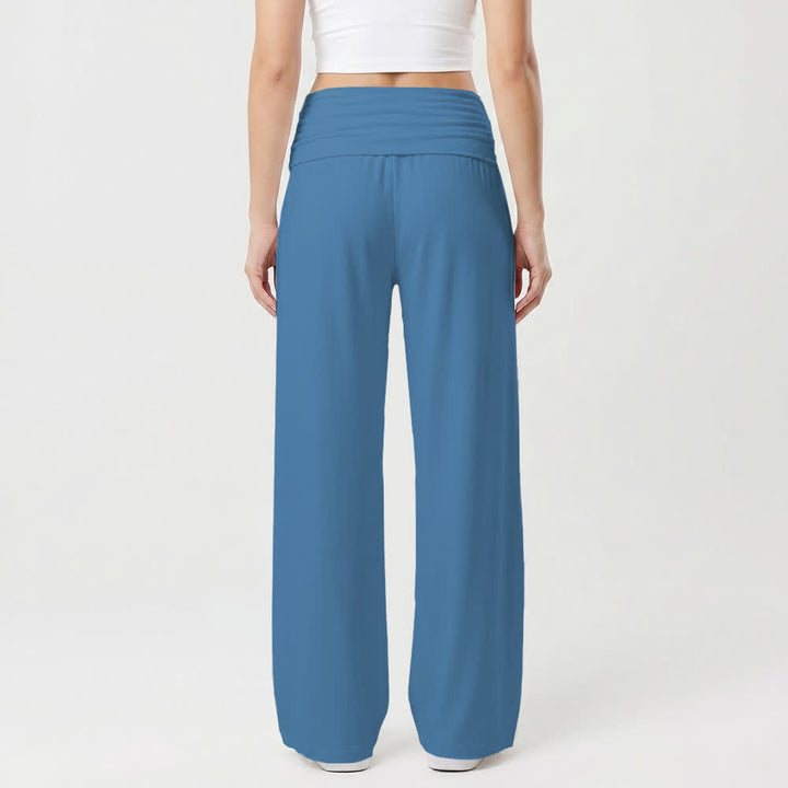 Christianartworkshop Pantalon large pour femme, style décontracté, avec motif floral aquarelle, croix et verset biblique - image 11