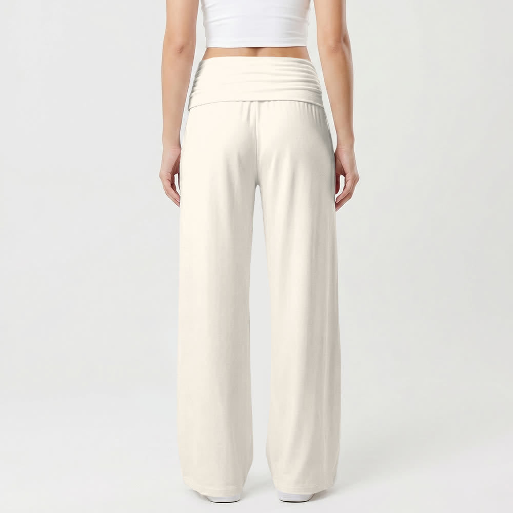 Christianartworkshop Pantalon large pour femme, style décontracté, avec une illustration de la Vierge Marie miraculeuse et des versets bibliques portugais. - image 5