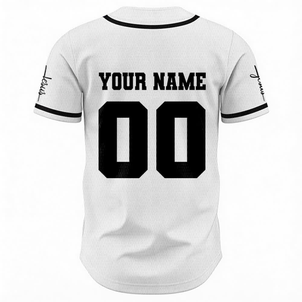 Christianartworkshop Maillot de baseball unisexe personnalisé classique Jésus - image 11