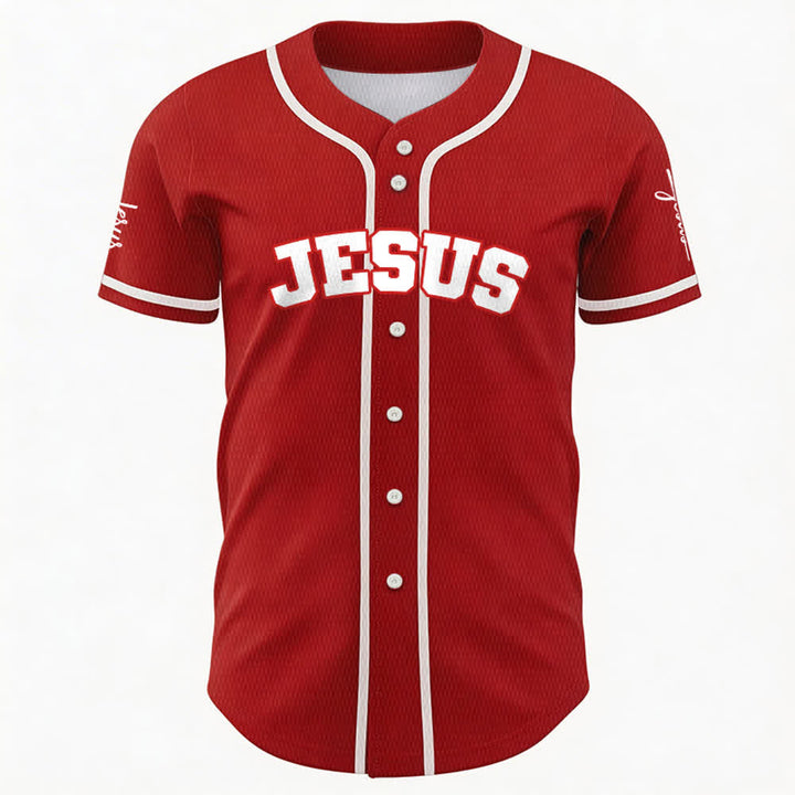 Christianartworkshop Maillot de baseball unisexe personnalisé classique Jésus - image 18