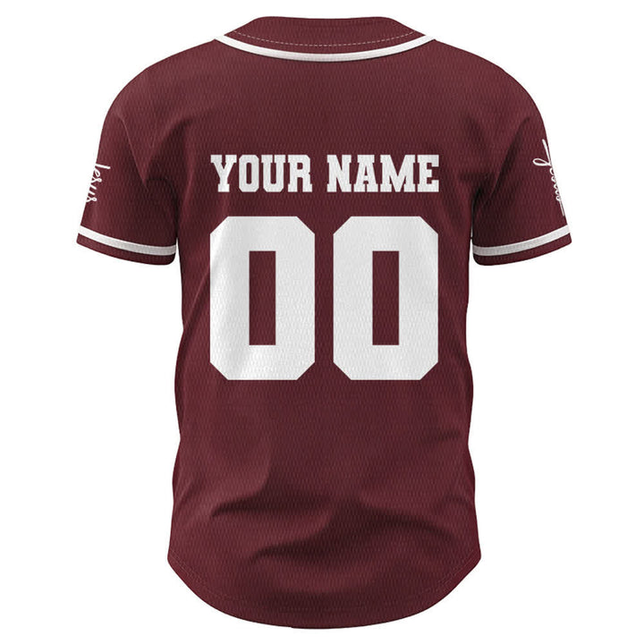 Christianartworkshop Maillot de baseball unisexe personnalisé classique Jésus - image 27
