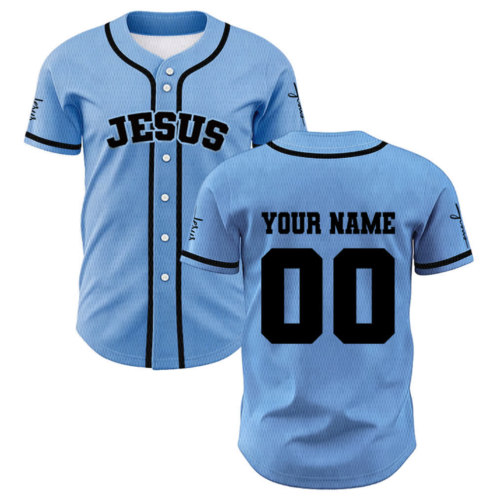 Christianartworkshop Maillot de baseball unisexe personnalisé classique Jésus - image 33