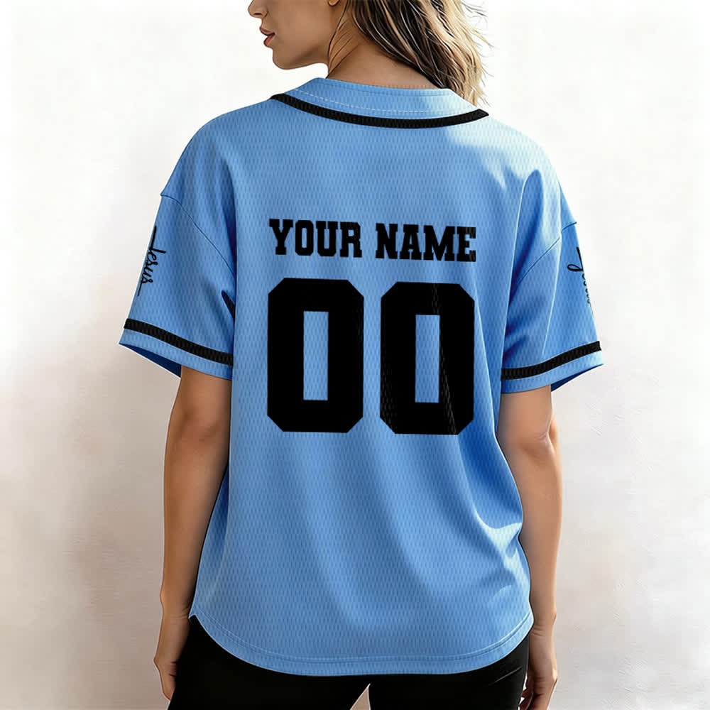 Christianartworkshop Maillot de baseball unisexe personnalisé classique Jésus - image 39