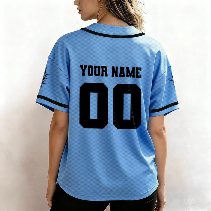 Christianartworkshop Maillot de baseball unisexe personnalisé classique Jésus - image 39