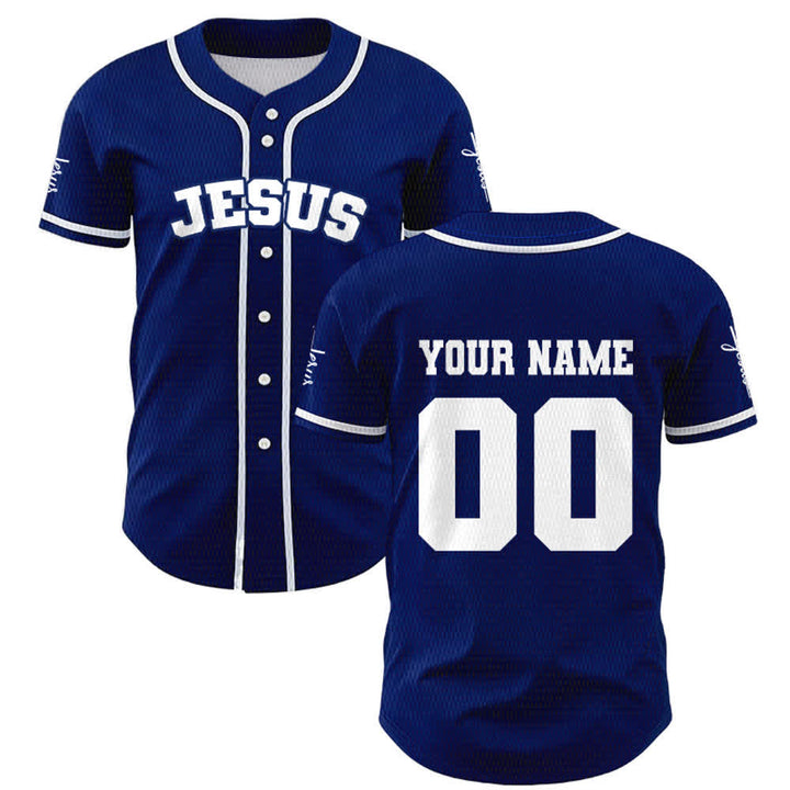 Christianartworkshop Maillot de baseball unisexe personnalisé classique Jésus - image 41