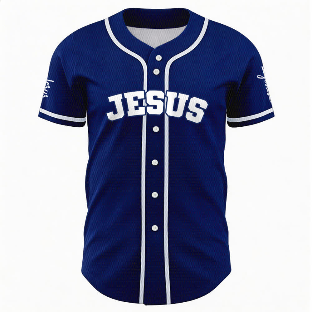 Christianartworkshop Maillot de baseball unisexe personnalisé classique Jésus - image 42