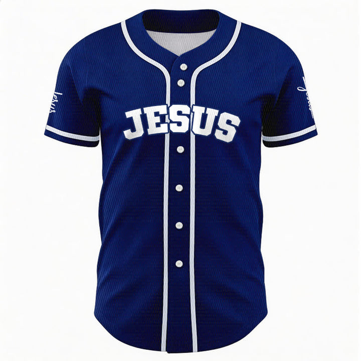 Christianartworkshop Maillot de baseball unisexe personnalisé classique Jésus - image 42