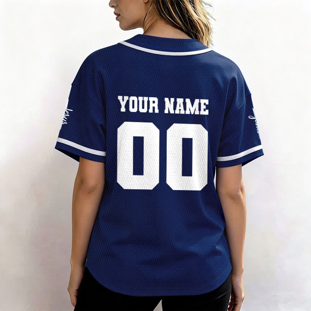 Christianartworkshop Maillot de baseball unisexe personnalisé classique Jésus - image 47