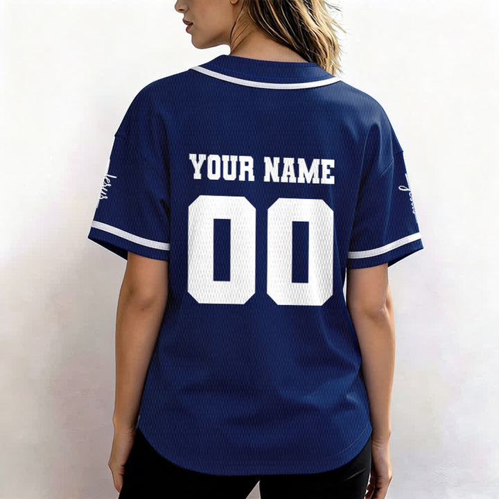 Christianartworkshop Maillot de baseball unisexe personnalisé classique Jésus - image 47