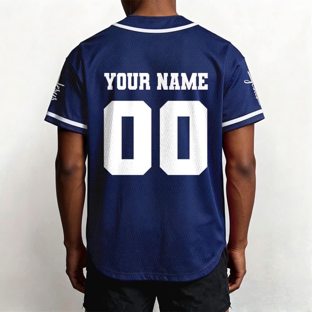 Christianartworkshop Maillot de baseball unisexe personnalisé classique Jésus - image 45