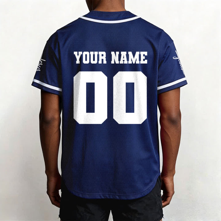 Christianartworkshop Maillot de baseball unisexe personnalisé classique Jésus - image 45