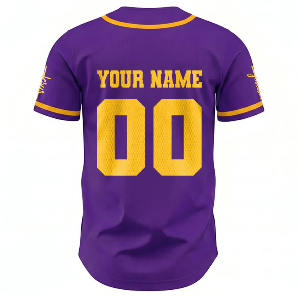 Christianartworkshop Maillot de baseball unisexe personnalisé classique Jésus - image 67