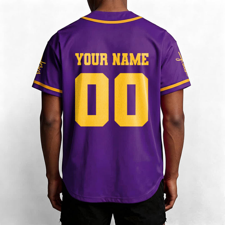 Christianartworkshop Maillot de baseball unisexe personnalisé classique Jésus - image 71